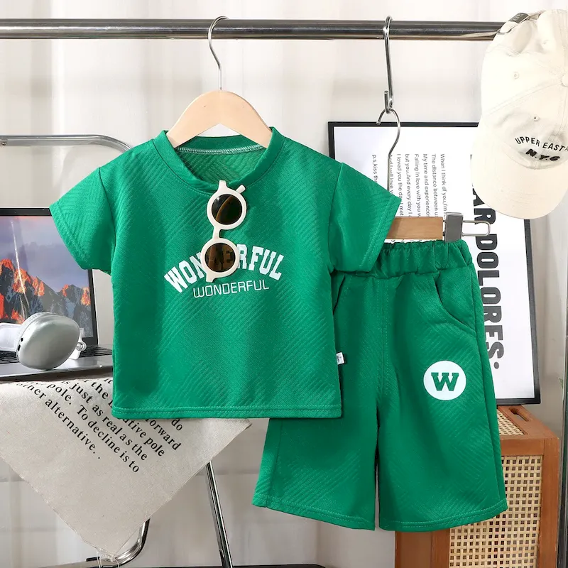 Wholesale Boy'S Fashion Shirt And Pants Two-Piece Set - Image 13