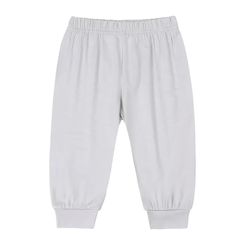 Wholesale Kids Baby Boys Girls Casual Basic Solid Color Trousers - Image 5