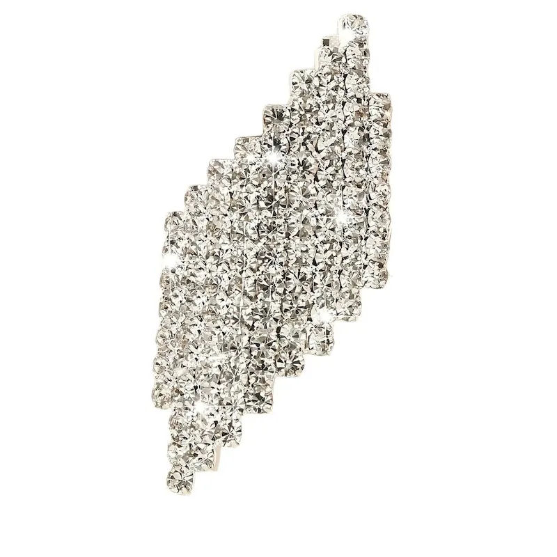 Wholesale Shiny Rhinestone Gemotry Opening Ring - Image 5