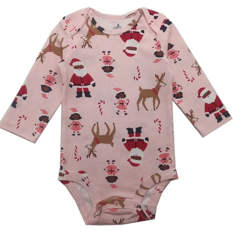 Wholesale Kids Baby Boys And Girls Fashion Cartoon Printed Long Sleeve Cotton Rompers - Image 10