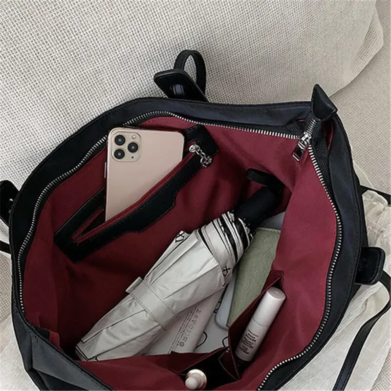 Women Fashion Letter Printed Large Capacity Tote Bag - Image 3