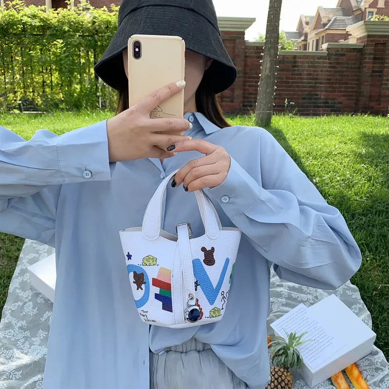 Women Fashion Cartoon Printing PU Leather Crossbody Bags - Image 16