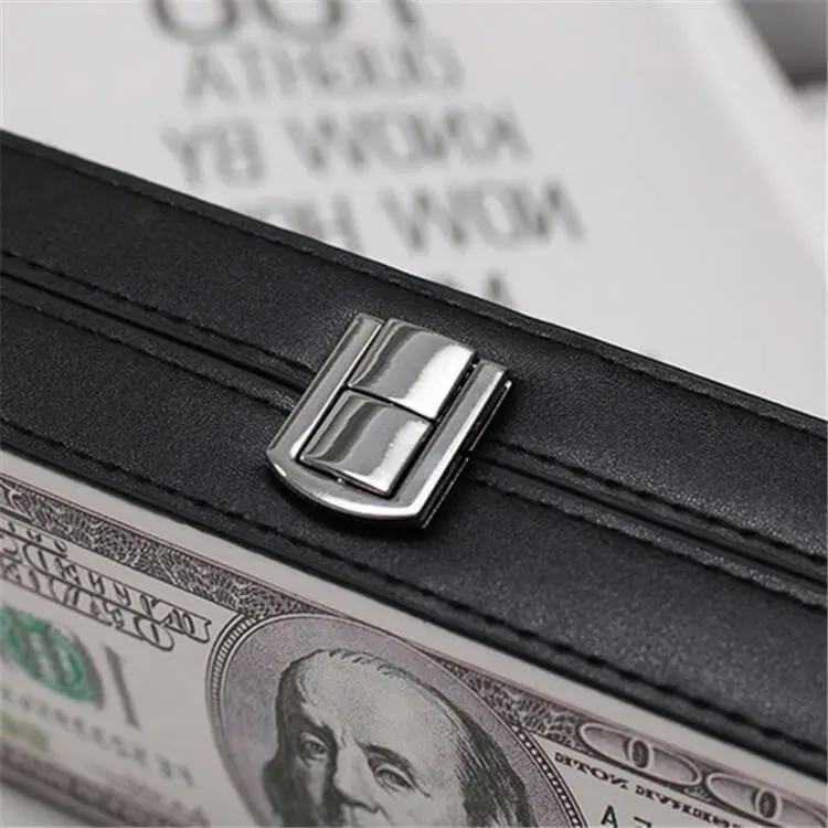 Women Retro Chain Strap Banknote Square Crossbody Bag - Image 5