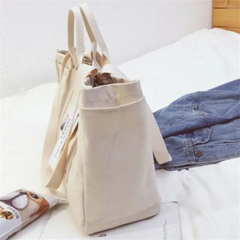 Women Fashion Large Capacity Canvas Tote Bag - Image 6