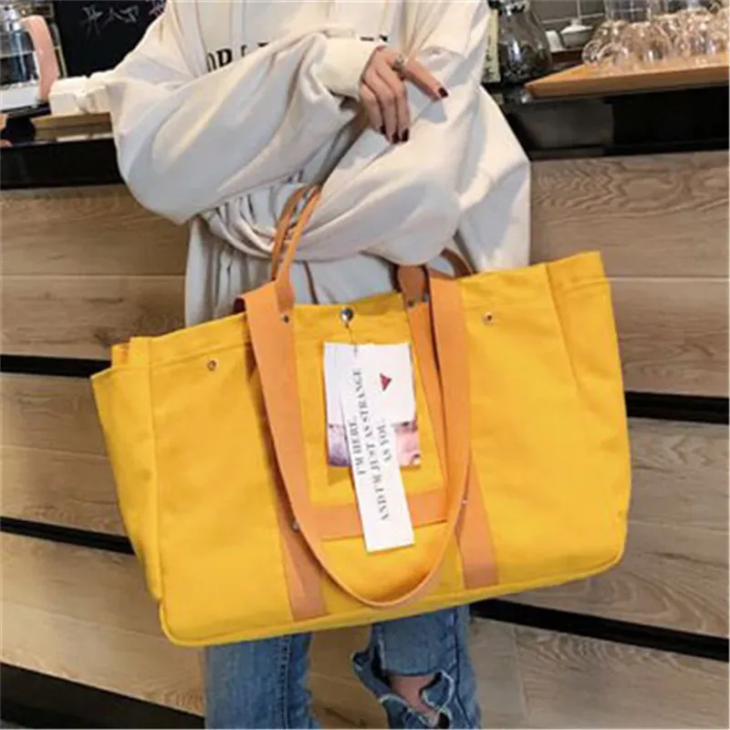 Women Fashion Large Capacity Canvas Tote Bag - Image 12