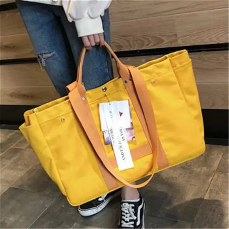 Women Fashion Large Capacity Canvas Tote Bag - Image 14