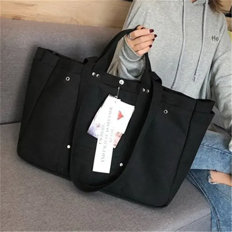 Women Fashion Large Capacity Canvas Tote Bag - Image 15