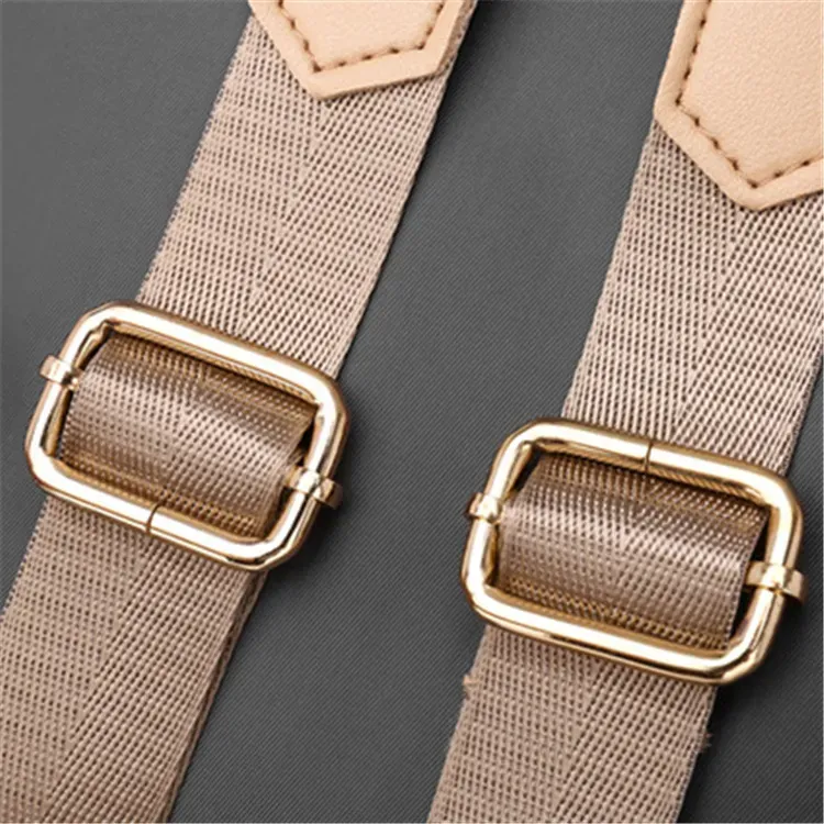 Women Fashion Color Blocking Patchwork Large Capacity Backpack - Image 14