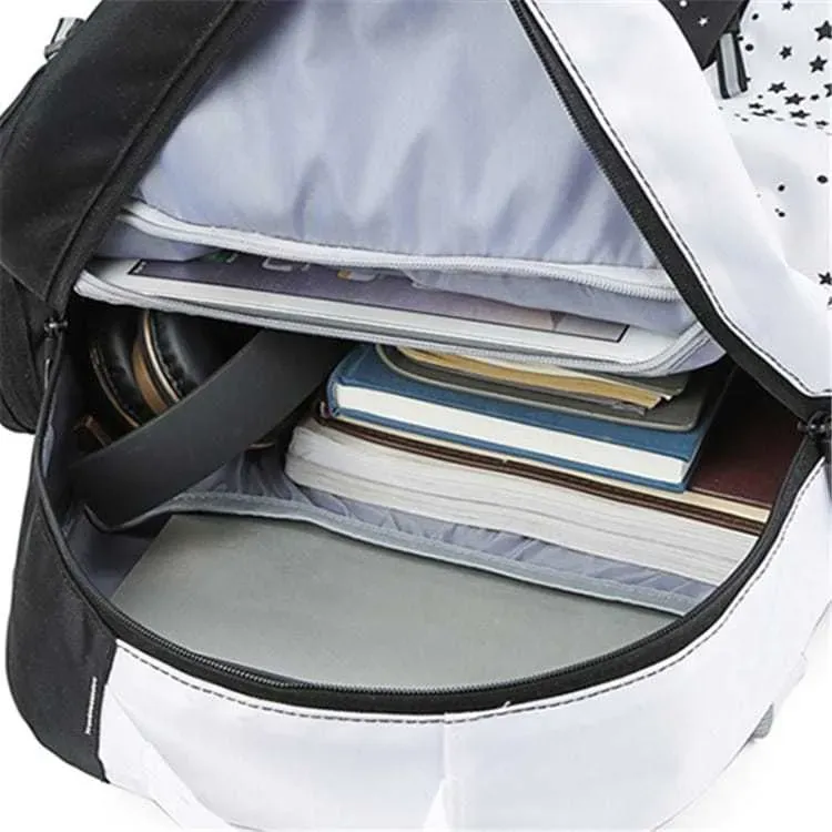 Women Fashion Zipper Color Blocking Large Capacity Backpack - Image 6