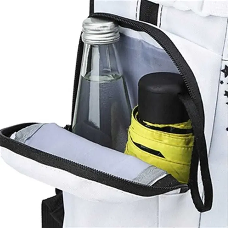 Women Fashion Zipper Color Blocking Large Capacity Backpack - Image 7