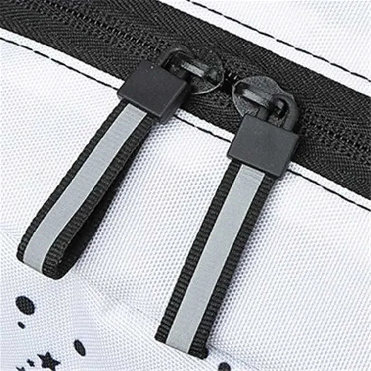 Women Fashion Zipper Color Blocking Large Capacity Backpack - Image 9