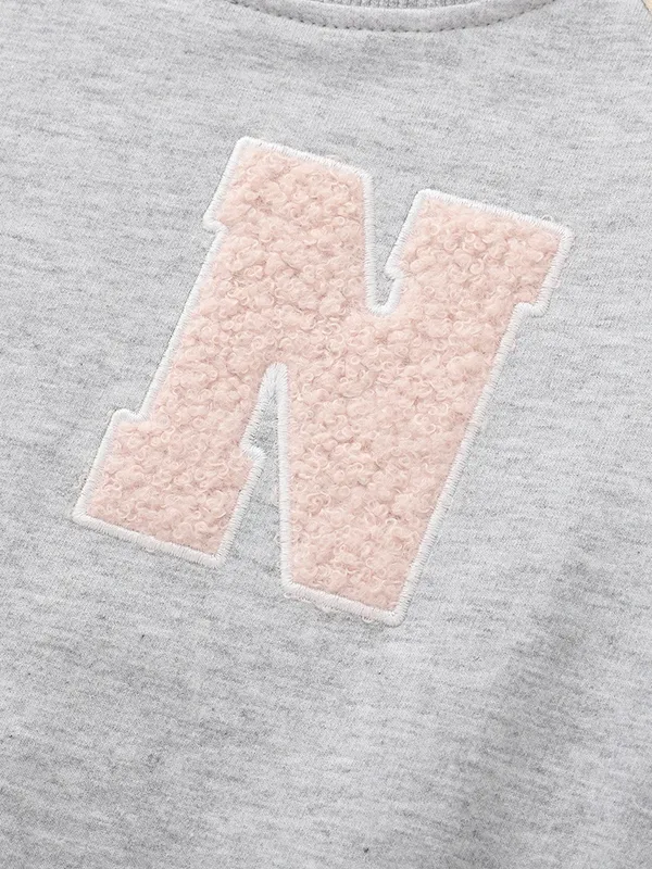 Wholesale Kids Girls Fashion Casual Autumn And Winter Long-Sleeve Sweatshirt Slim Fit Pants Two-Piece Set - Image 4