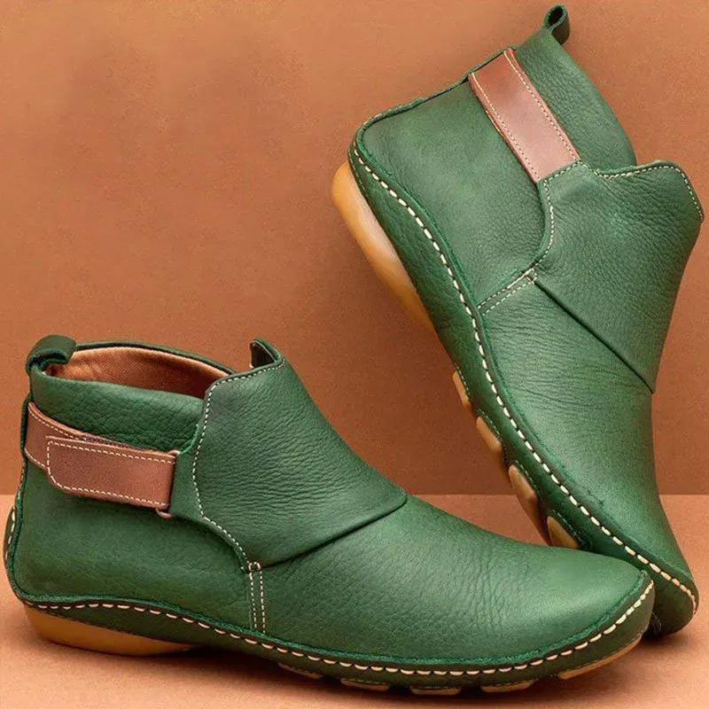 Size 4.5-11 Velcro Design Short Boots - Image 4