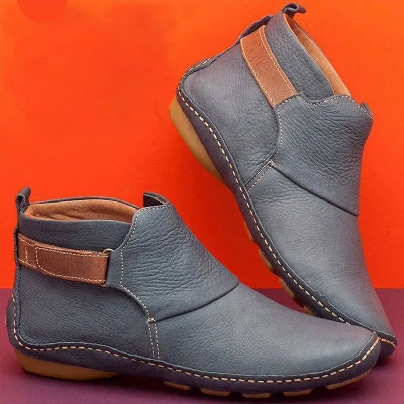 Size 4.5-11 Velcro Design Short Boots - Image 5