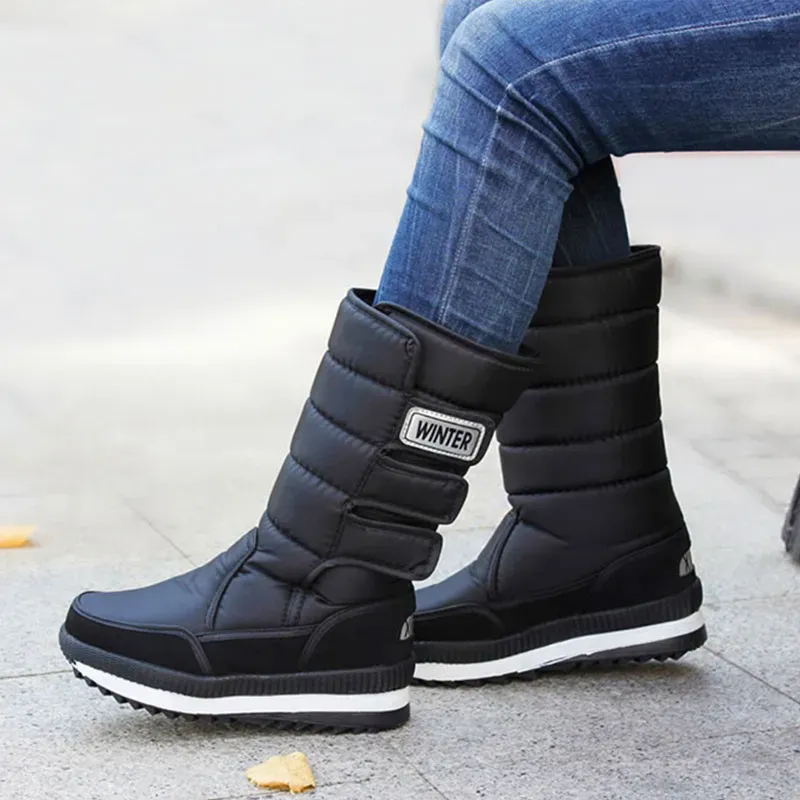 Size:5-9 Women Camouflage Pattern Waterproof Snow Boots Shoes - Image 7