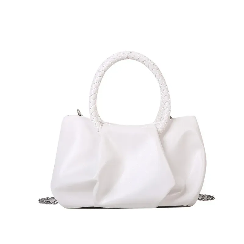 Design Bag Women'S Spring Solid Color Portable Pleated Popular Mini Bag - Image 5