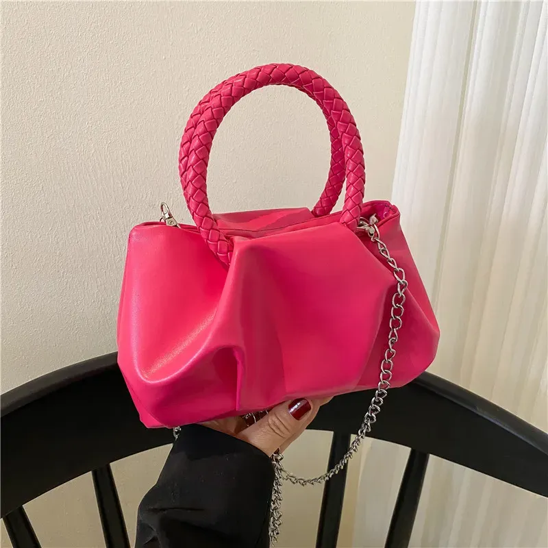 Design Bag Women'S Spring Solid Color Portable Pleated Popular Mini Bag - Image 15