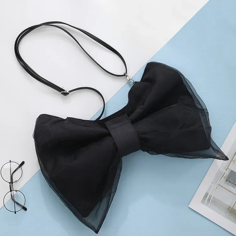 Women'S Fashion Design Bow Canvas Shoulder Bag - Image 11