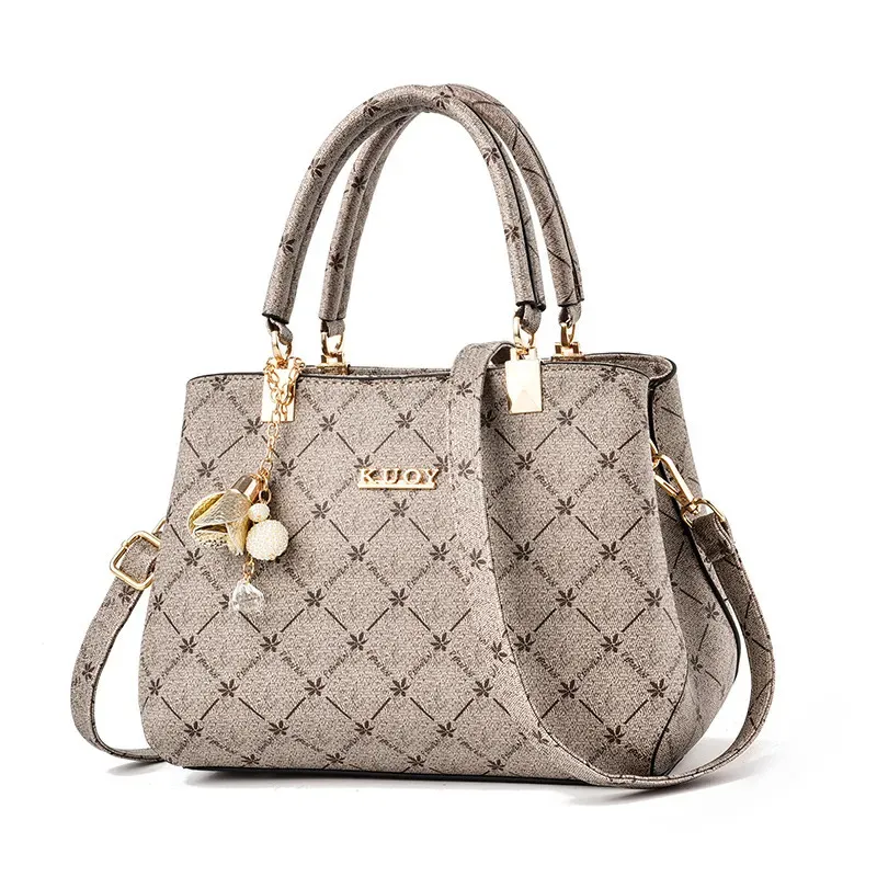 Women Fashion Floral Bell Pendant Large Capacity Handle Bag - Image 8