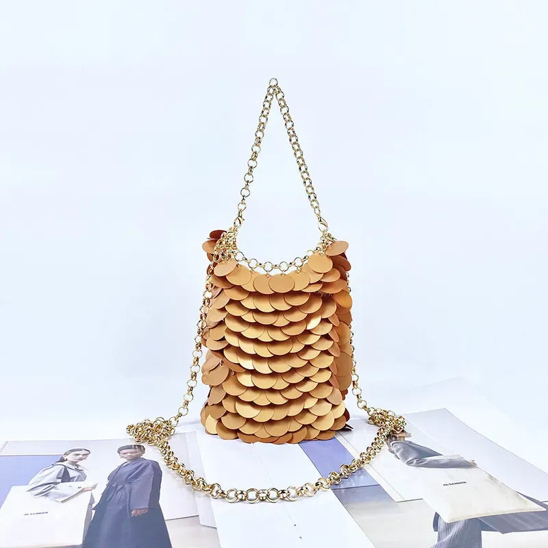 Women Fashion Chain Face Evening Bag - Image 3