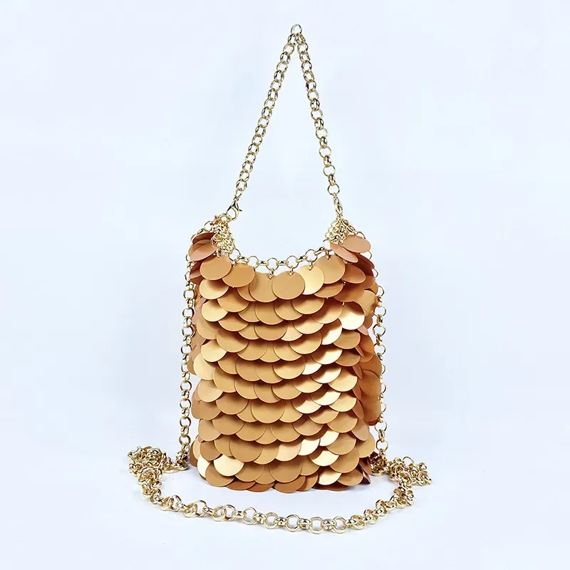 Women Fashion Chain Face Evening Bag - Image 6