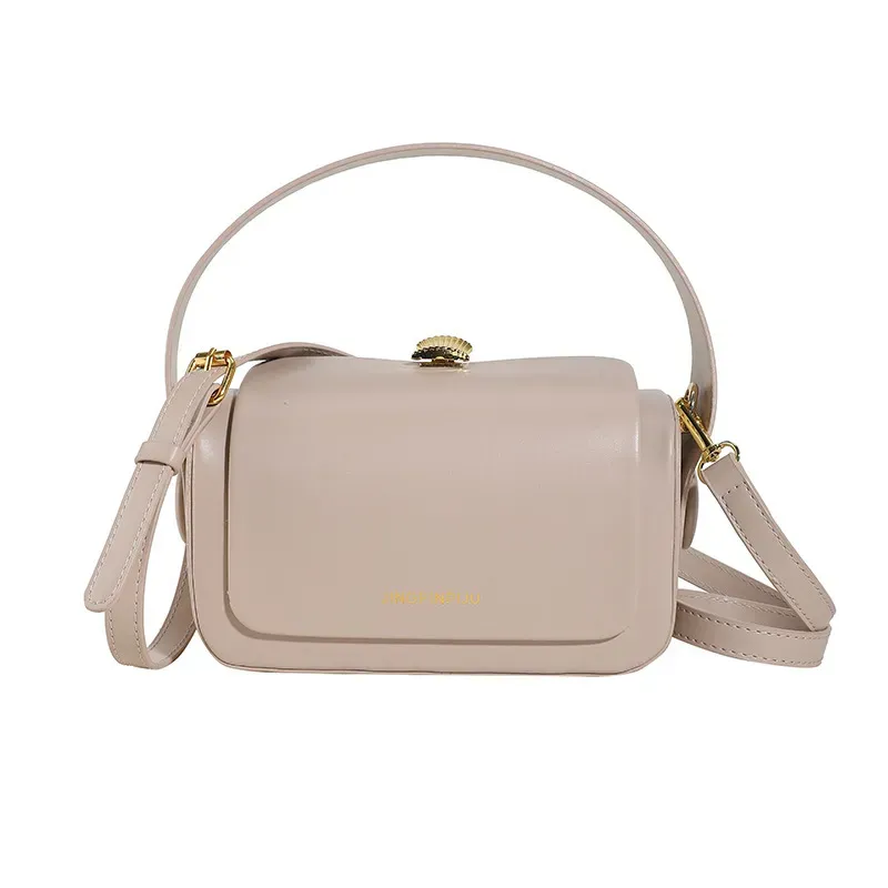 Women Fashion Simple Letter Flap Handle Shoulder Bag - Image 9