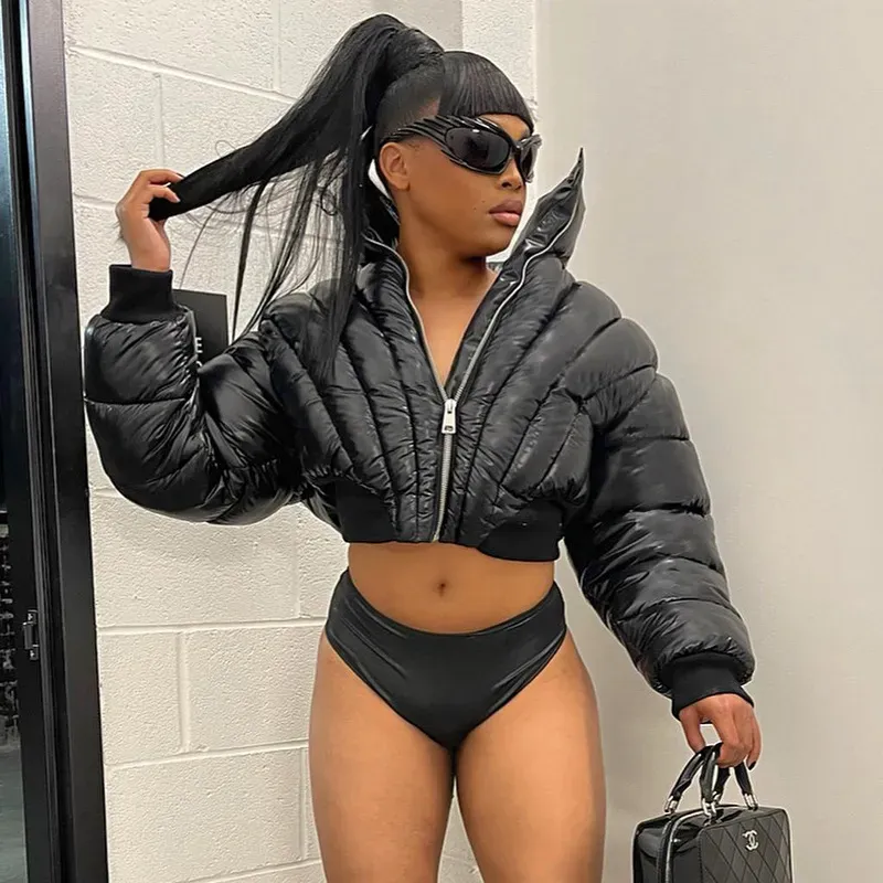 Autumn Winter Women Solid Color Short Warm Cardigan Bread Coat