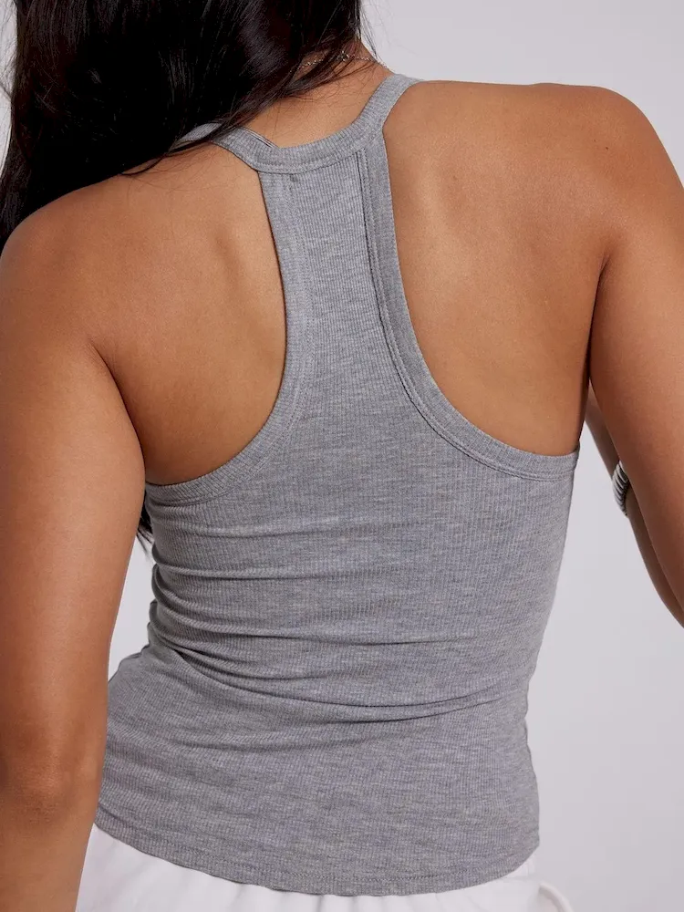 Women Fahion Sexy Solid Color V-Neck Slim-Fit Tank Top - Image 3