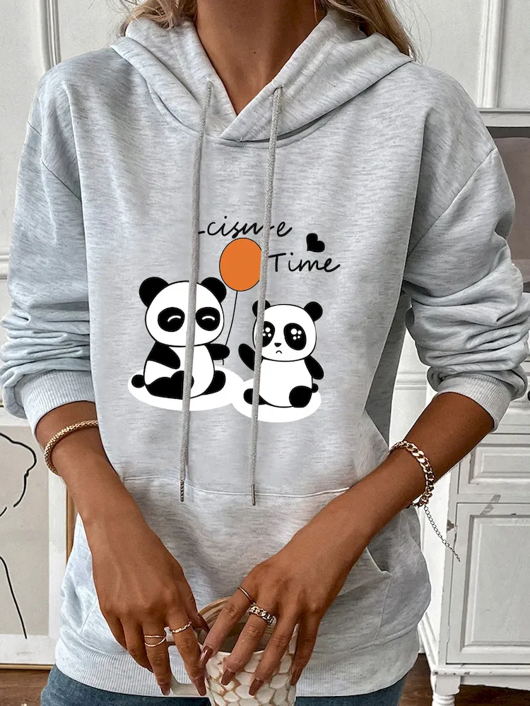 Women Casual Print Hoodie - Image 6