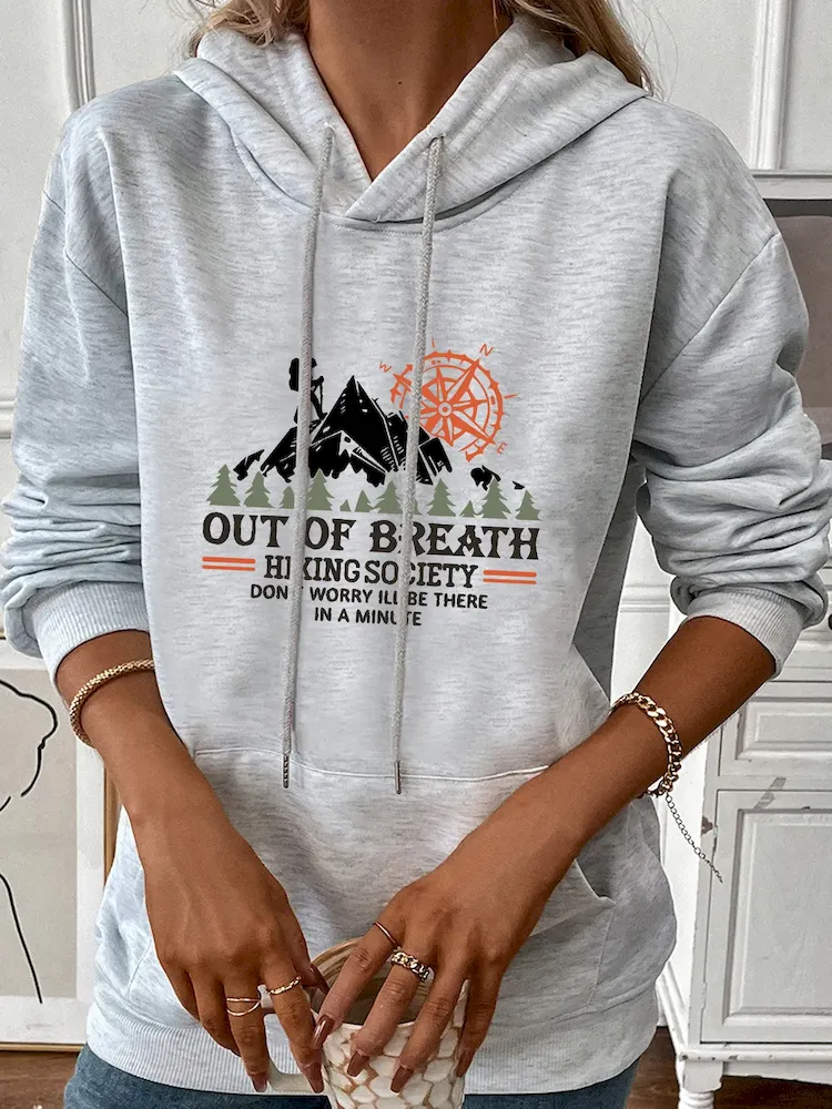 Women Casual Print Hoodie - Image 14