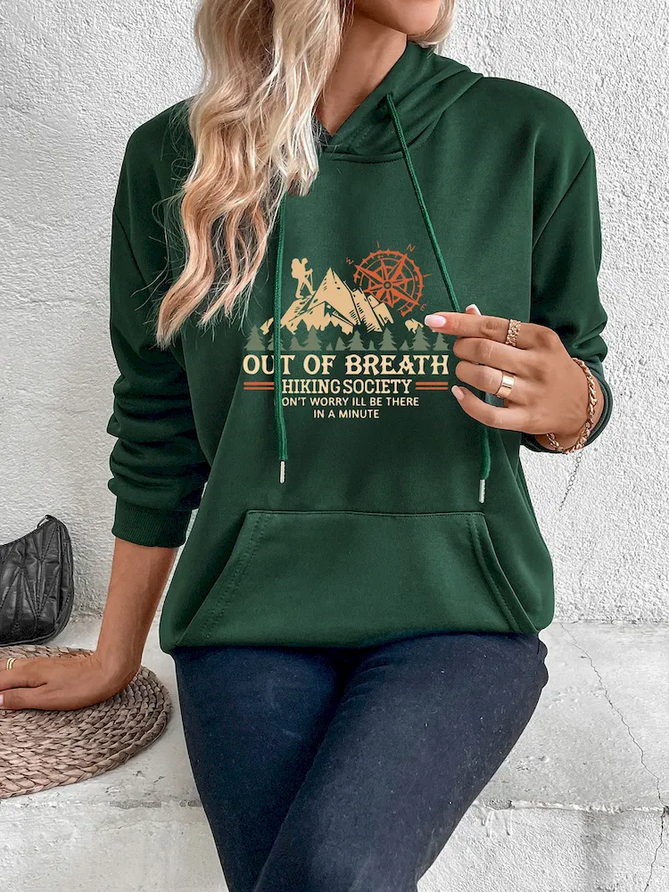 Women Casual Print Hoodie - Image 16