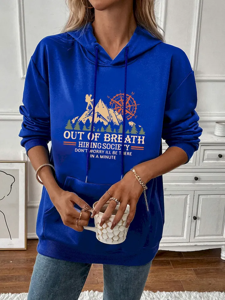 Women Casual Print Hoodie - Image 17