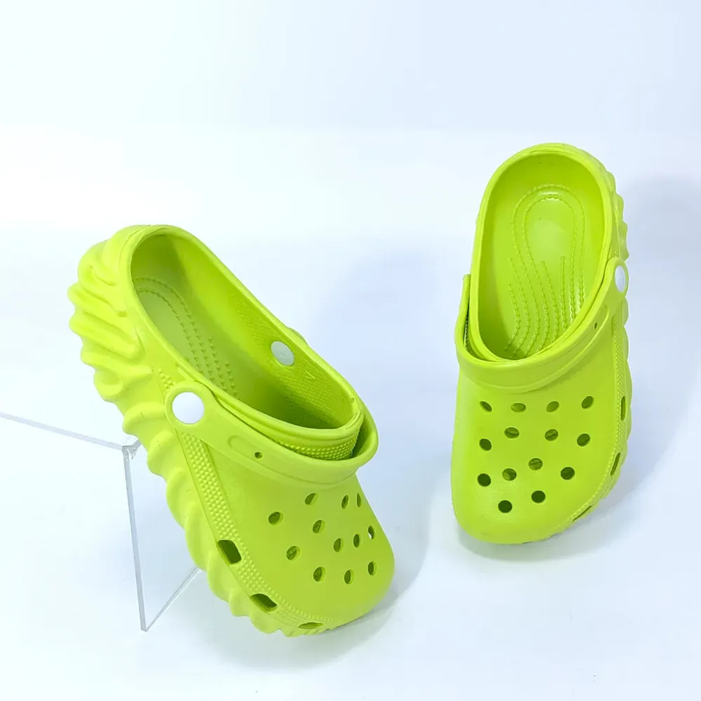 Women Fashion Casual Contrast Colorthick-Soled Non-Slip Hole Shoes Slippers