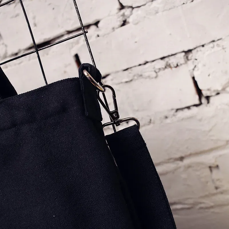 Irregular Design Campus Style Leisure Canvas Bag - Image 6