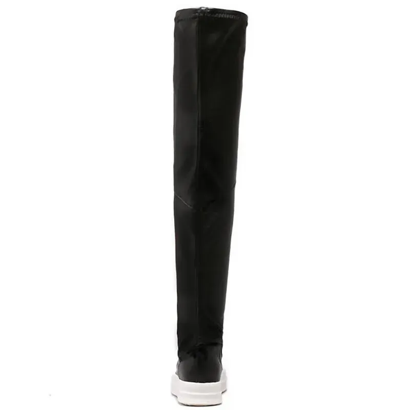 Size:4.5-10 Women Shell Head Design Elastic Over-The-Knee Boots - Image 7