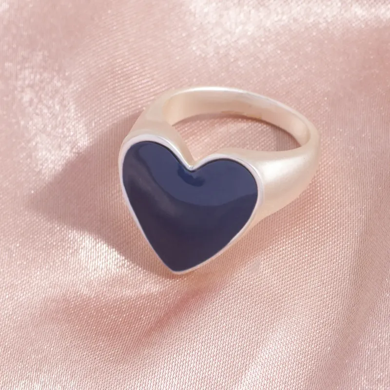 Wholesale Fashion Multicolor Heart Ring - Image 10