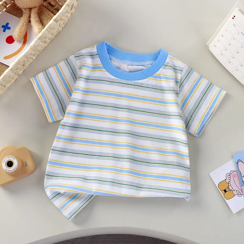 Wholesale Kids Boys And Girls Fashion Cartoon Short-Sleeve T-Shirt - Image 12