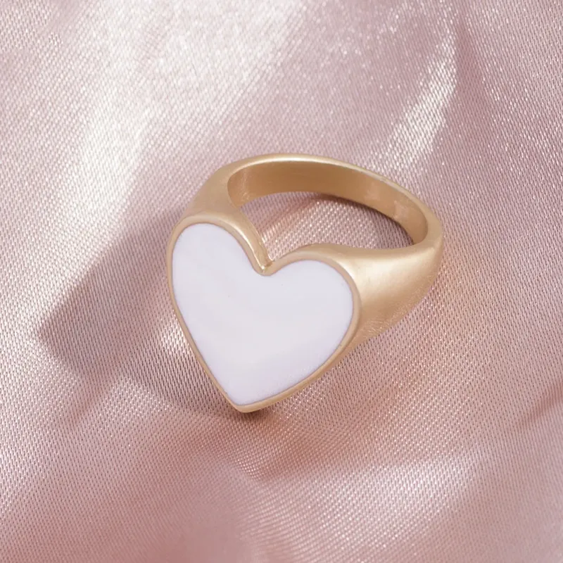 Wholesale Fashion Multicolor Heart Ring - Image 6