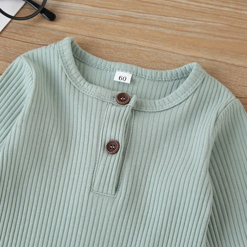 Wholesale Kids Simple Solid Color Jumpsuit - Image 3