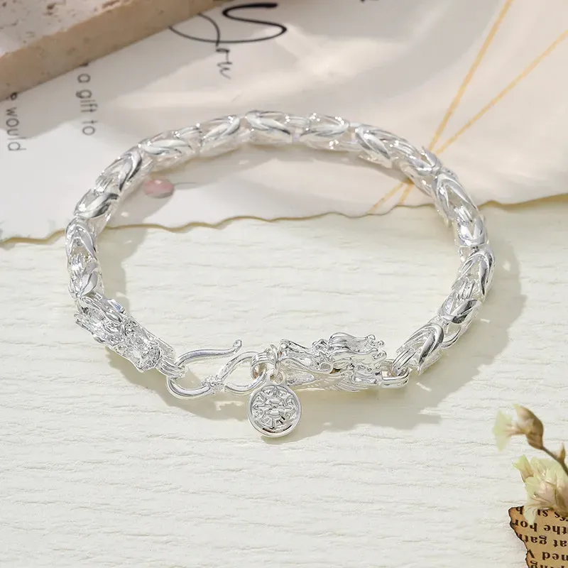 Wholesale Men Fashion Retro Dragon Totem Bracelet - Image 8