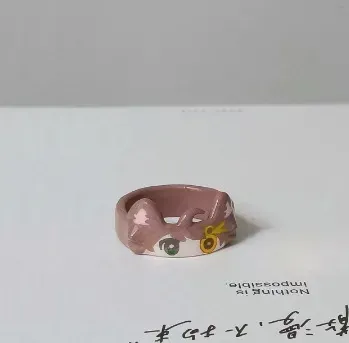 Wholesale Cartoon Cute Drop Glaze Cat Ring - Image 14