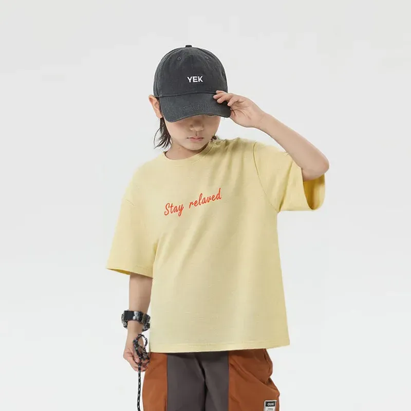 Wholesale Summer Boys Casual Short-Sleeved T-Shirt - Image 9