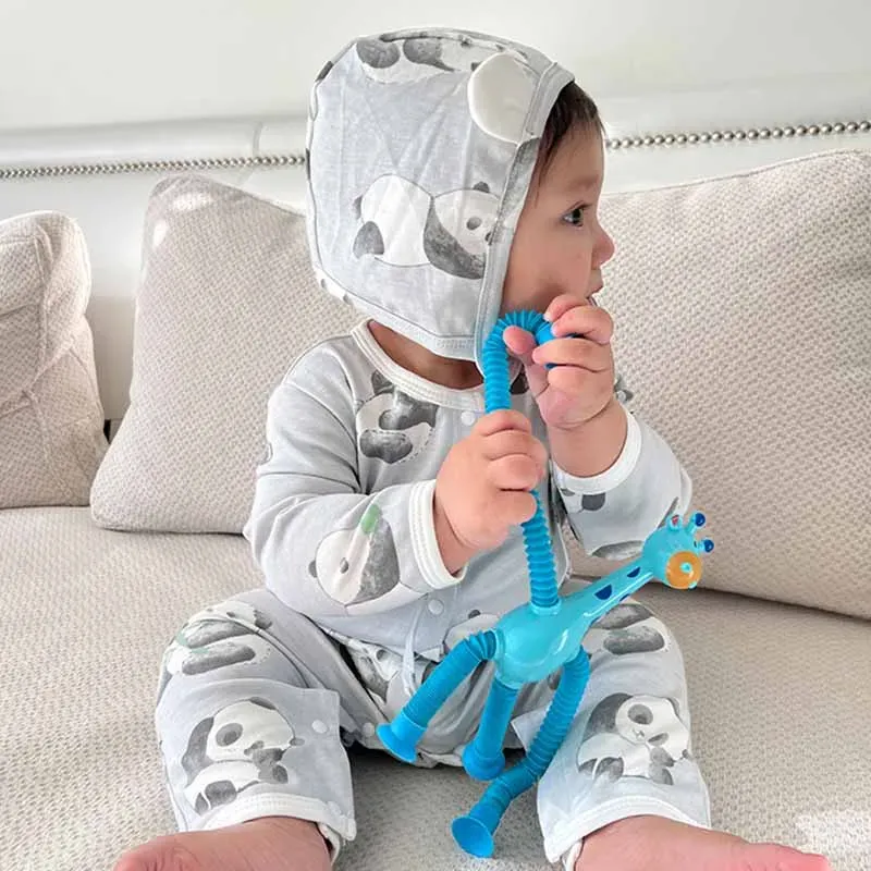 Wholesale Kids Baby Boys Girls Casual Cute Tiny Flower Animals Print Long Sleeve Romper - Image 3