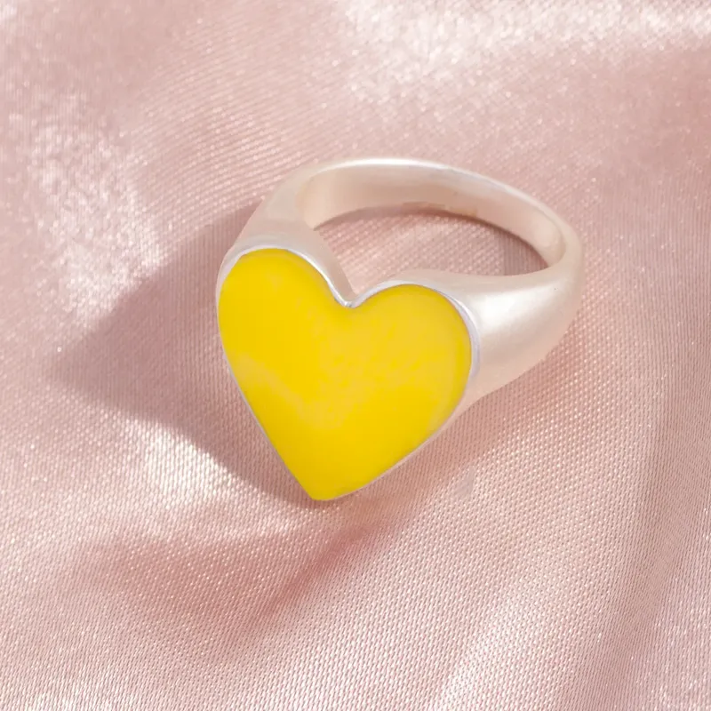 Wholesale Fashion Multicolor Heart Ring - Image 9