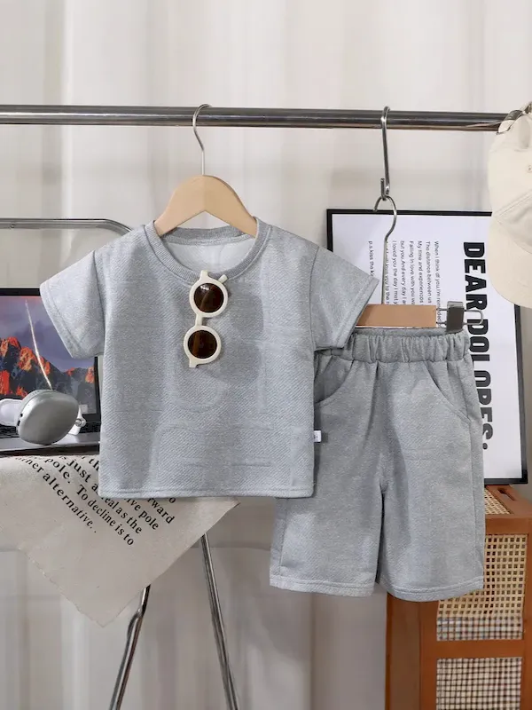 Wholesale Boy'S Fashion Shirt And Pants Two-Piece Set - Image 4