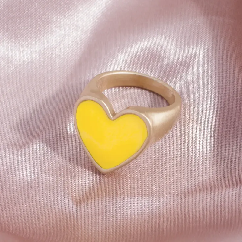 Wholesale Fashion Multicolor Heart Ring - Image 7